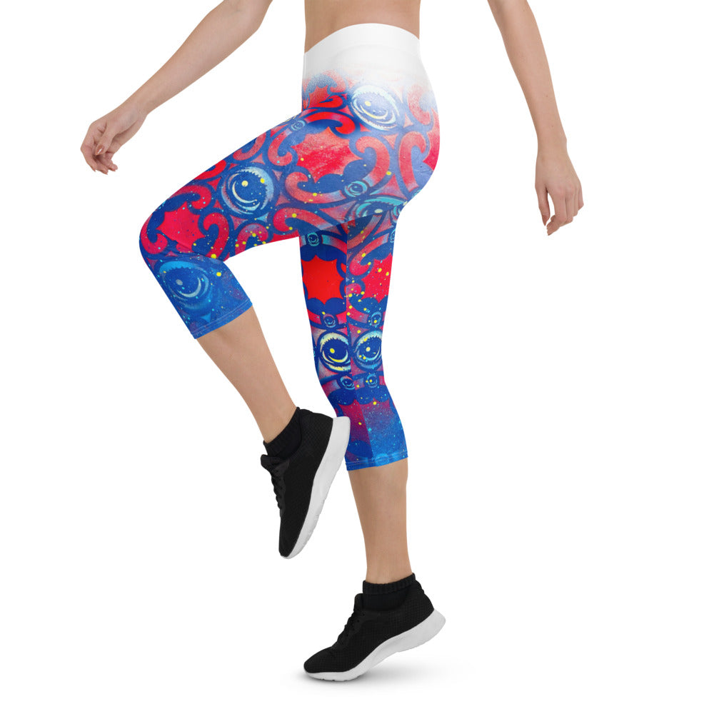 MoroccanEYEZ Capri Leggings