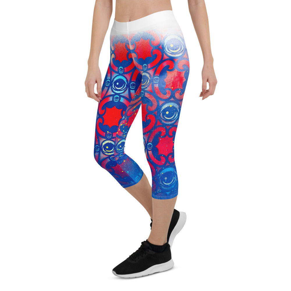 MoroccanEYEZ Capri Leggings