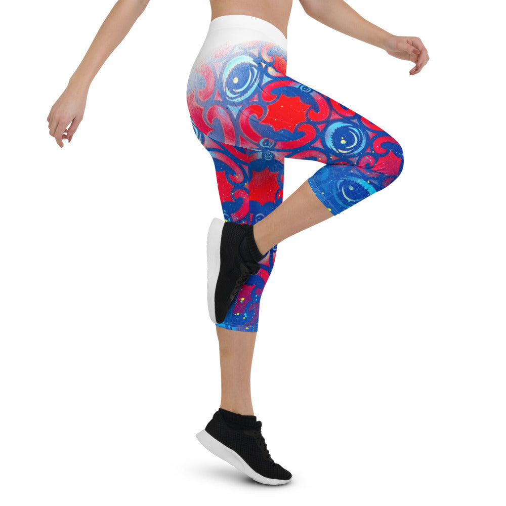 MoroccanEYEZ Capri Leggings