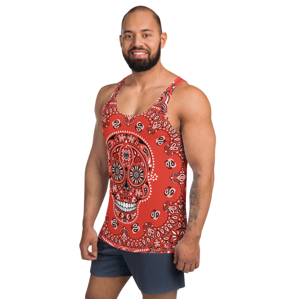 Day of the Dead Bandanna EYEZ - Unisex Tank Top