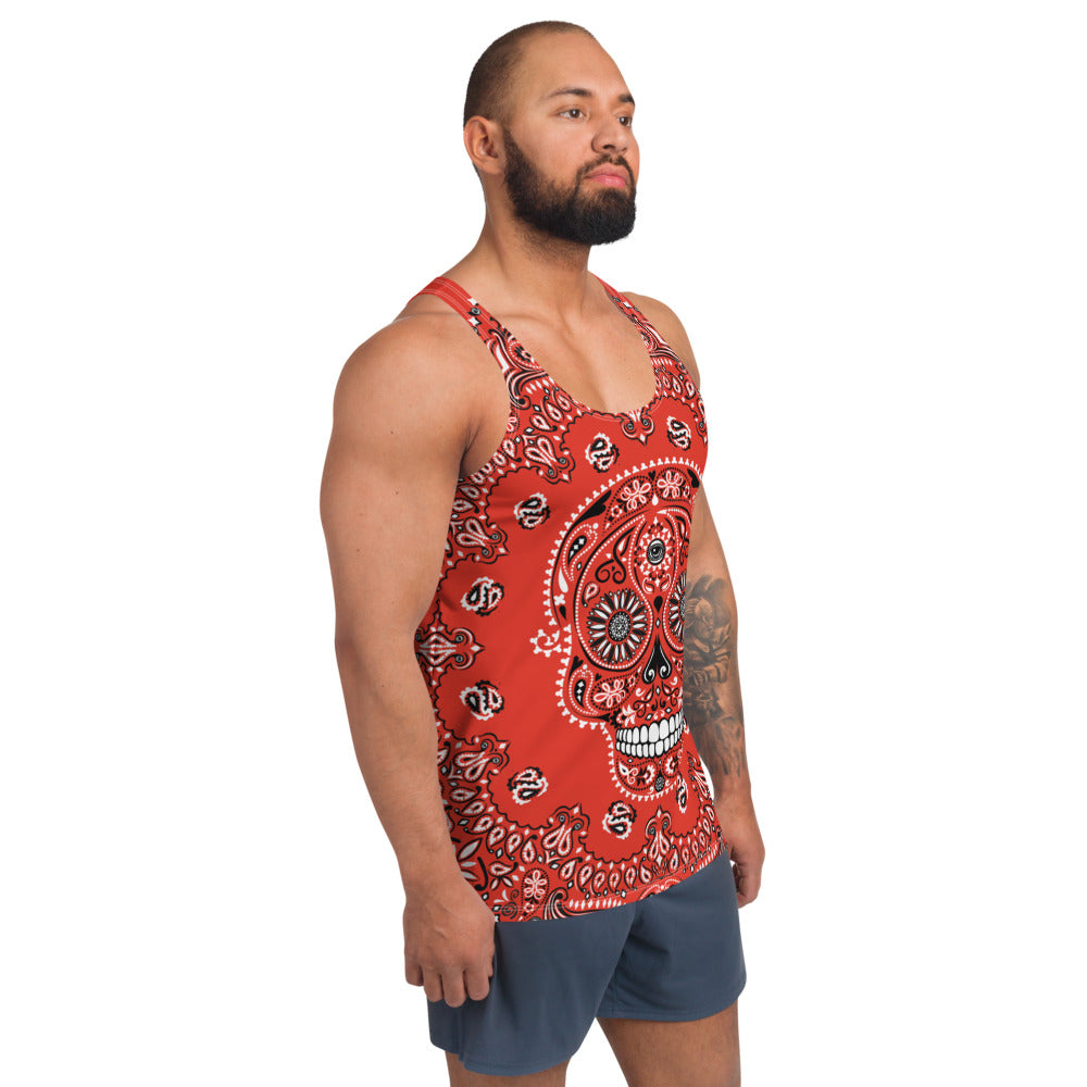 Day of the Dead Bandanna EYEZ - Unisex Tank Top