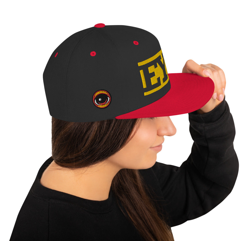 3d Puff EYEZ - Snapback Hat