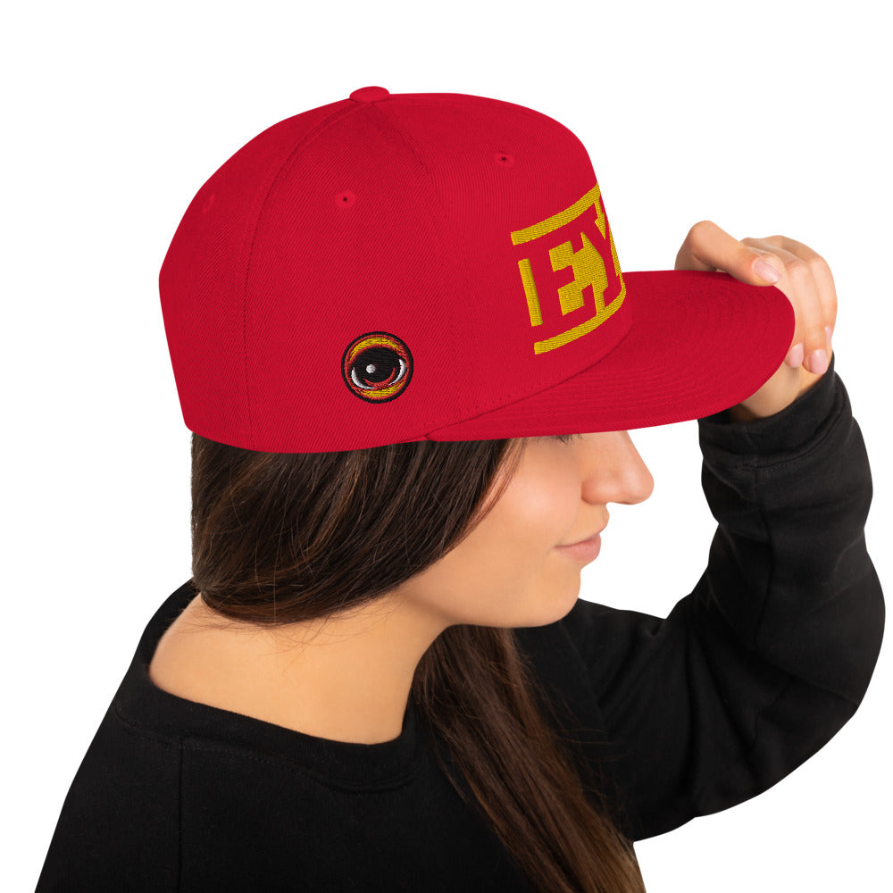 3d Puff EYEZ - Snapback Hat