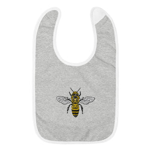 Embroidered BEE - Baby Bib