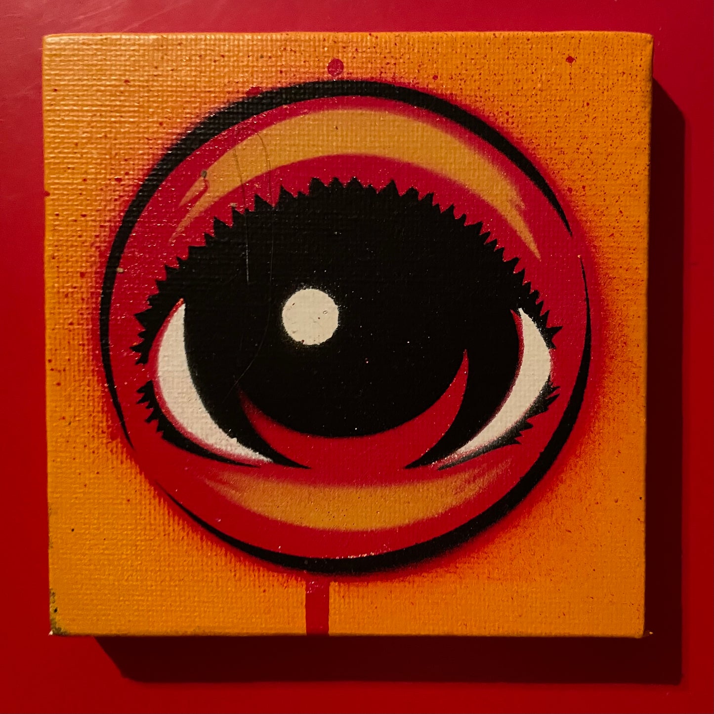 MiniEyez 4inch canvas with custom easel