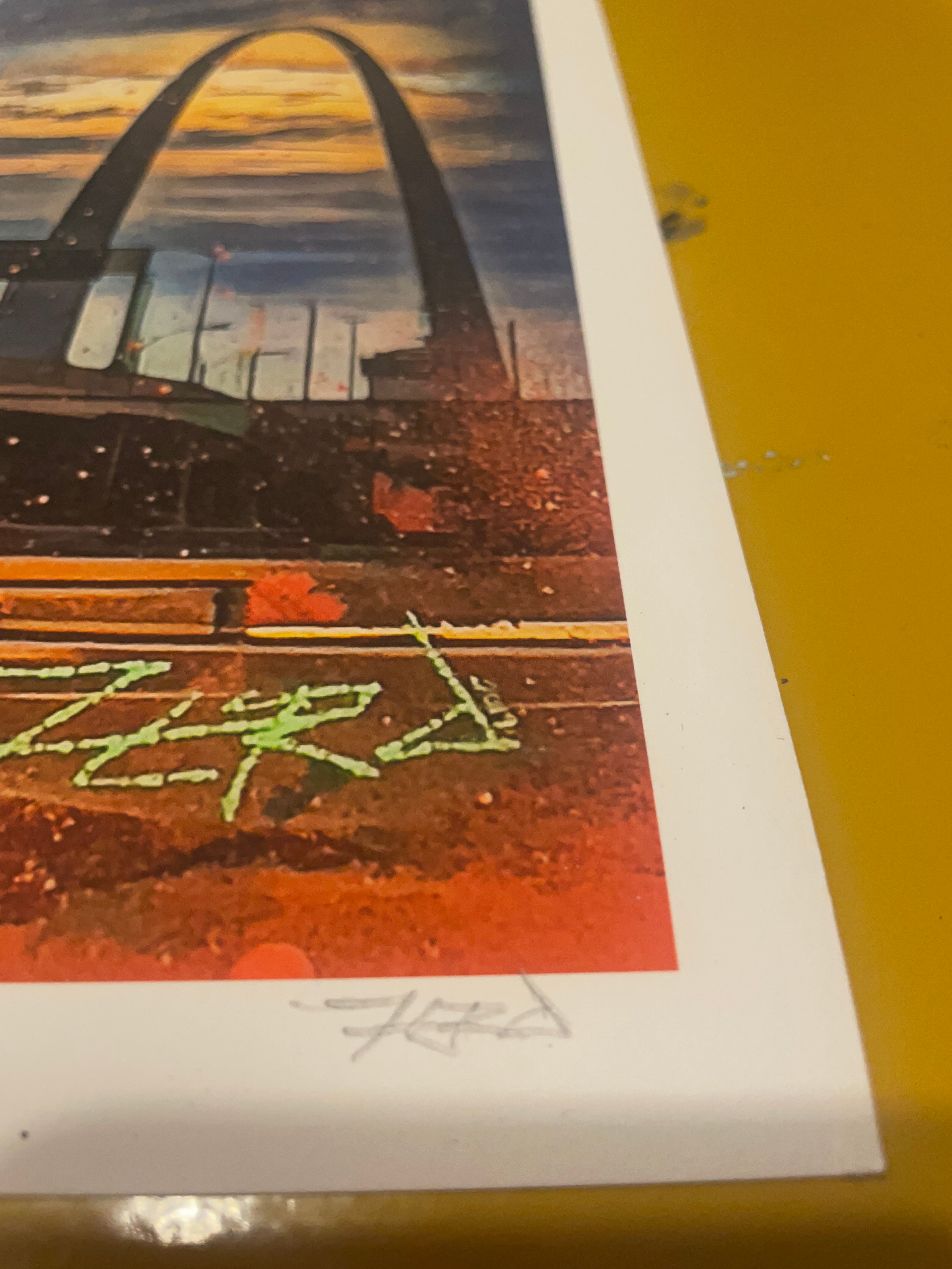 Ferd X Eyez Vess signed print - @EYEZ C👁LLAB👁RATE