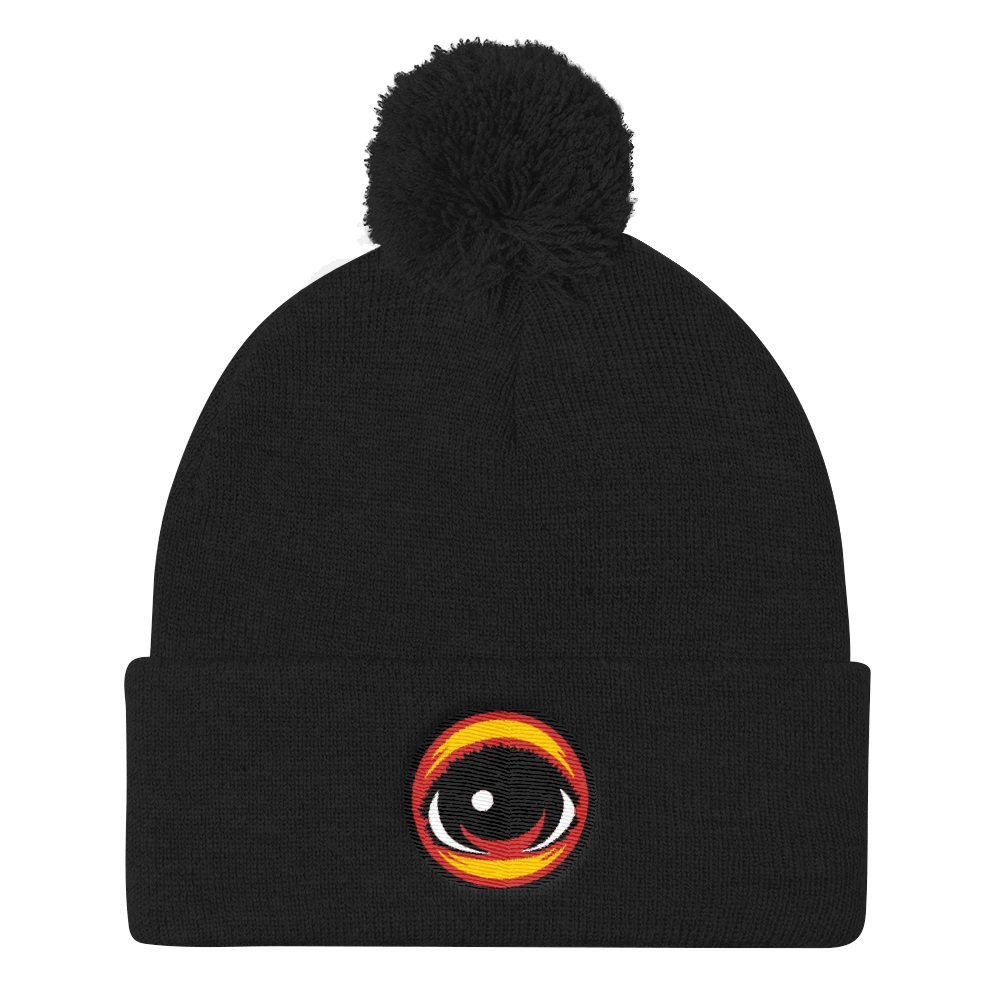 EYE Pom Pom Knit Cap