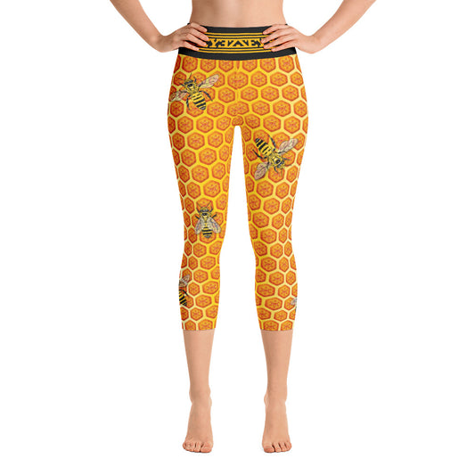 Beez are Sacred EYEZ Yoga Capri Leggings