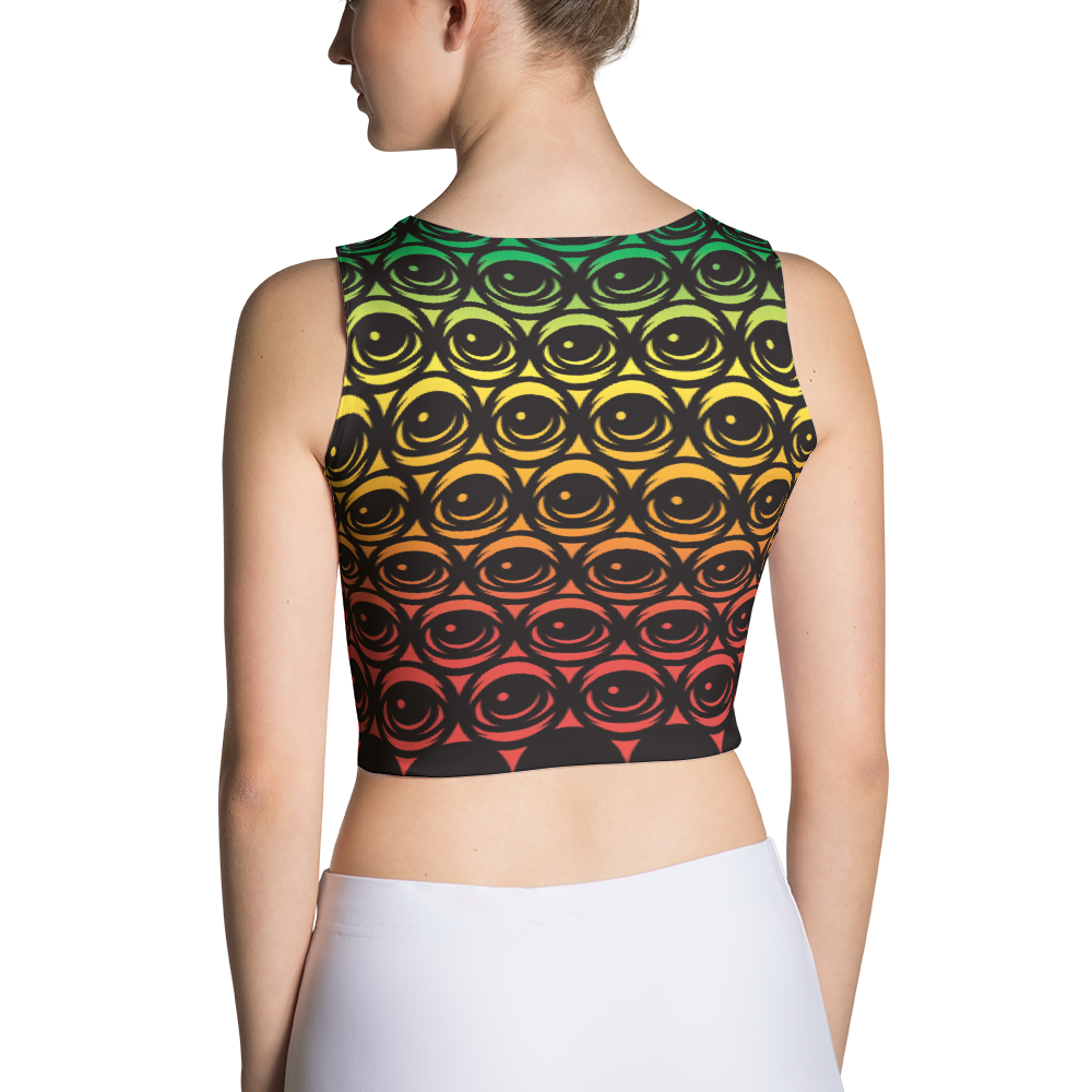 EYEZ All Over - Sublimation Cut & Sew Crop Top