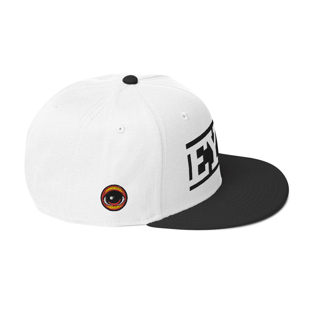 EYEZ text - Snapback Hat (features EYE on the Side)