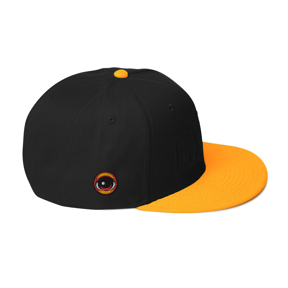 EYEZ text - Snapback Hat (features EYE on the Side)