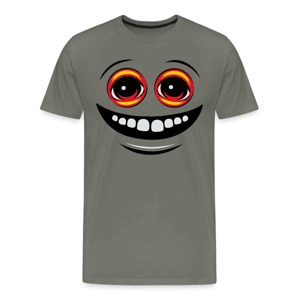 EYEZ Smile - Men's Premium T-Shirt - asphalt gray