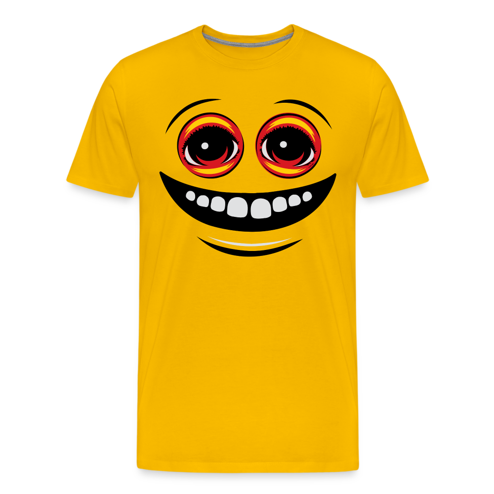 EYEZ Smile - Men's Premium T-Shirt - sun yellow