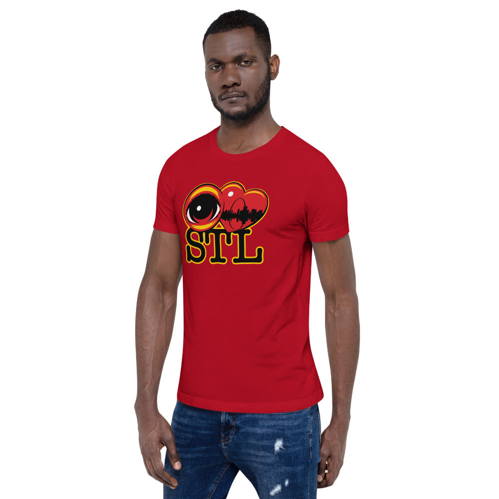 EYE LOVE STL - Short-sleeve unisex t-shirt Available in