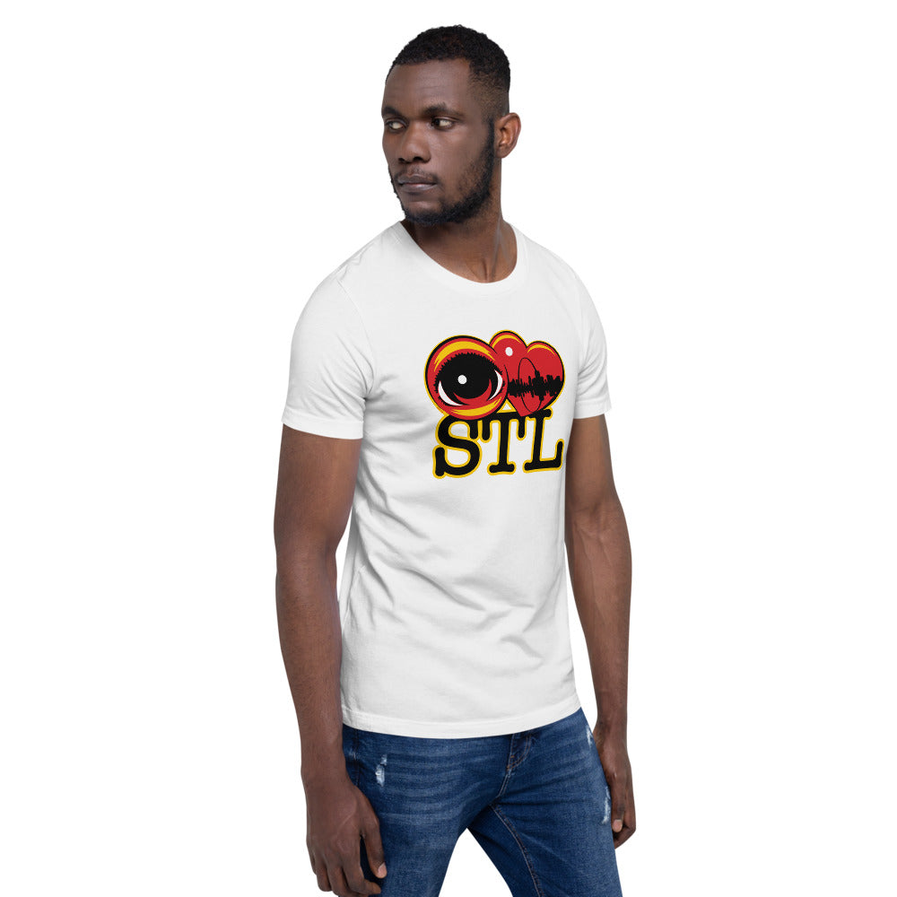 EYE LOVE STL - Short-sleeve unisex t-shirt Available in