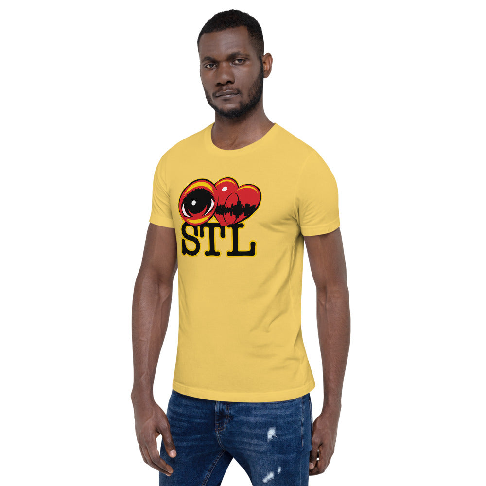 EYE LOVE STL - Short-sleeve unisex t-shirt Available in